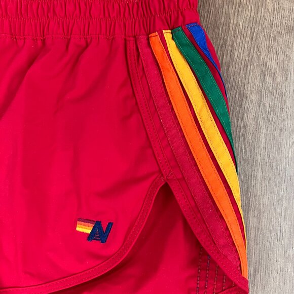 Aviator Nation 5 Stripe Red Flex Board Shorts Sz XS - Picture 3 of 9